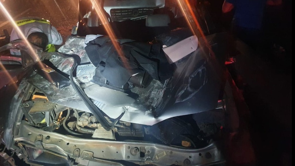 Engavetamento deixa cinco pessoas feridas em rodovia de Campinas 1