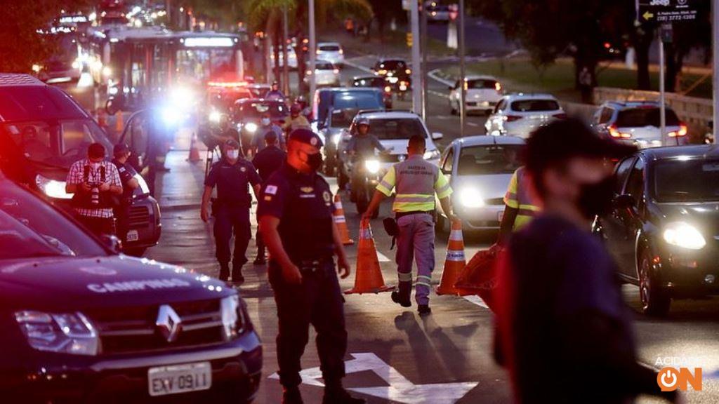 Confira fotos do 1º dia das barreiras sanitárias em Campinas. (Foto: Divulgação/Prefeitura de Campinas)