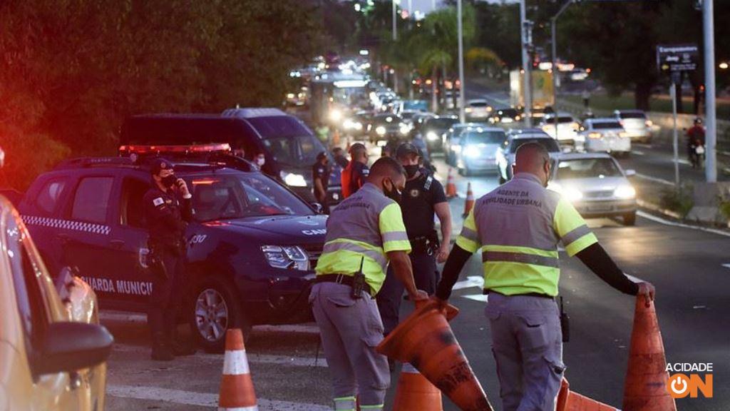 Confira fotos do 1º dia das barreiras sanitárias em Campinas. (Foto: Divulgação/Prefeitura de Campinas)