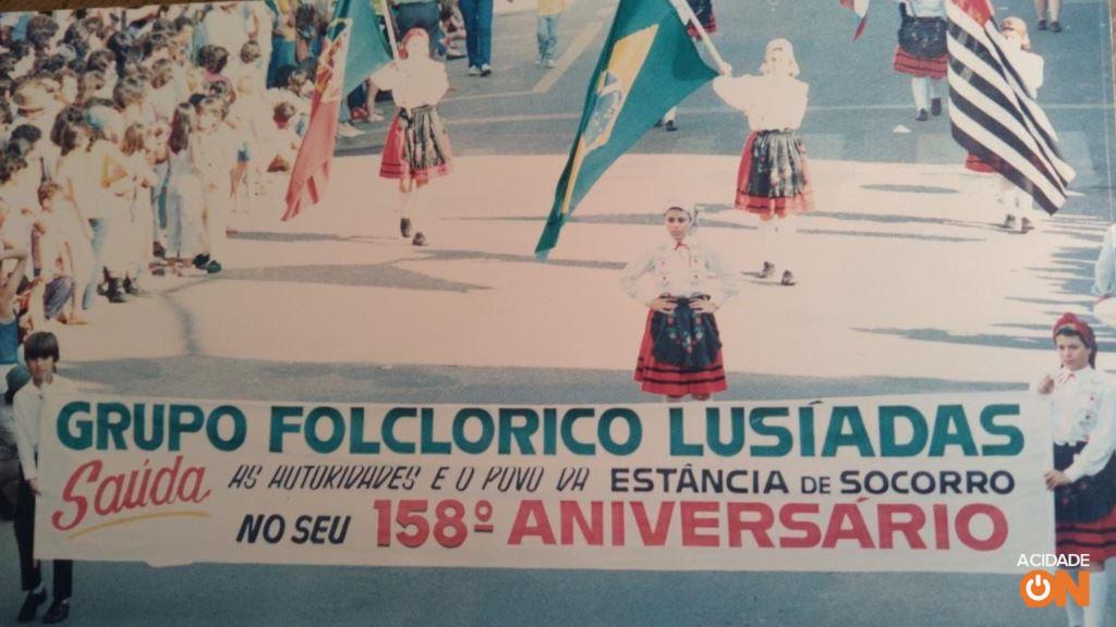 Festa de Agosto do ano de 1987, em Socorro (Foto: José Valdir Bortolasso)