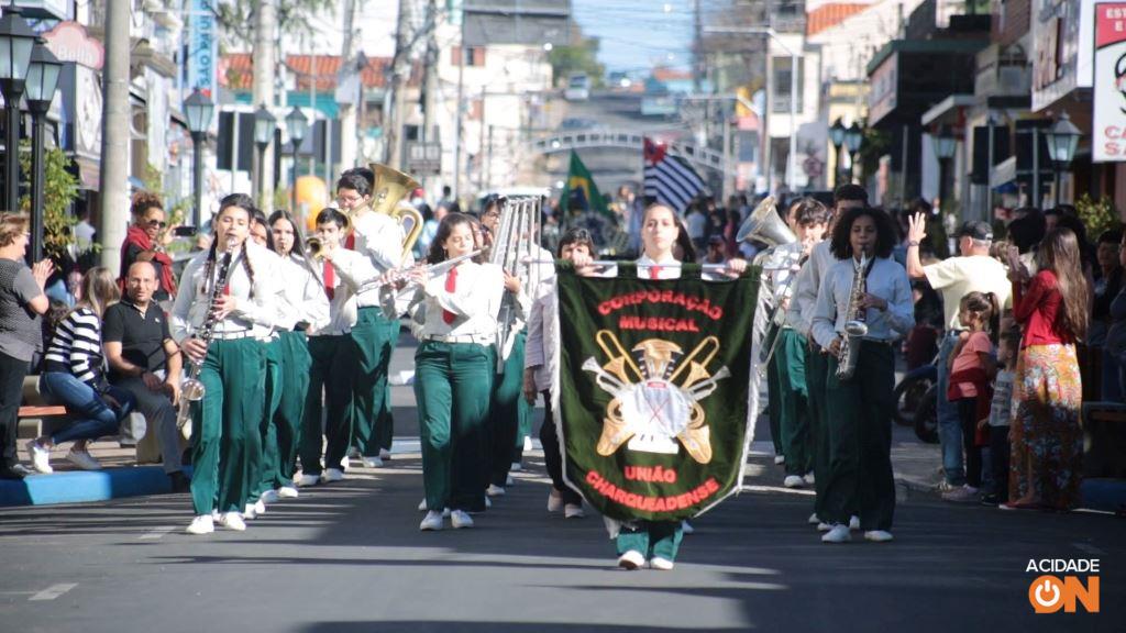 Desfile na Festa de Agosto de 2018 (Foto: Divulgação/Prefeitura de Socorro)